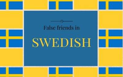 False Friends In Swedish