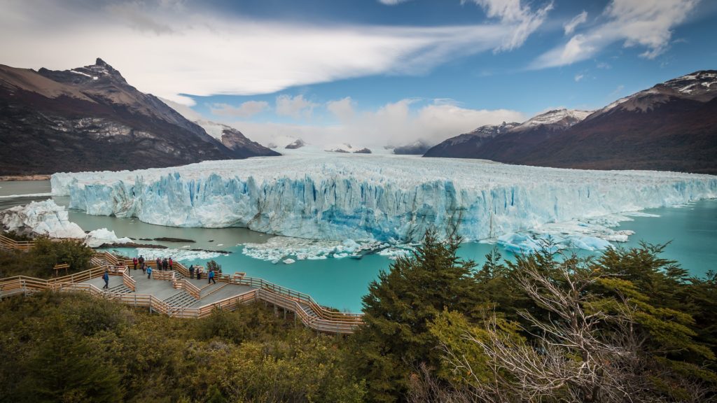 Perito Moreno Glacier in South America