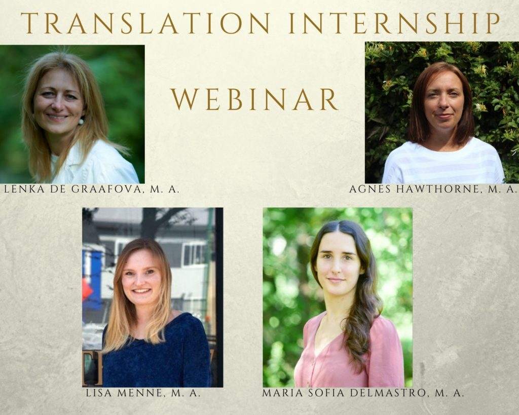 translation intership webinar