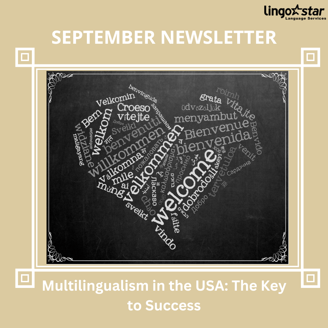 Multilingualism in the USA – September Newsletter